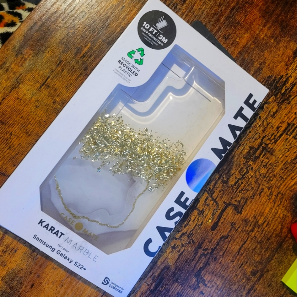 S22+ karat marble phone case - Casemate